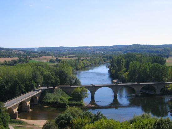 Limeuil, confluent de la Dordogne et de la Vézère